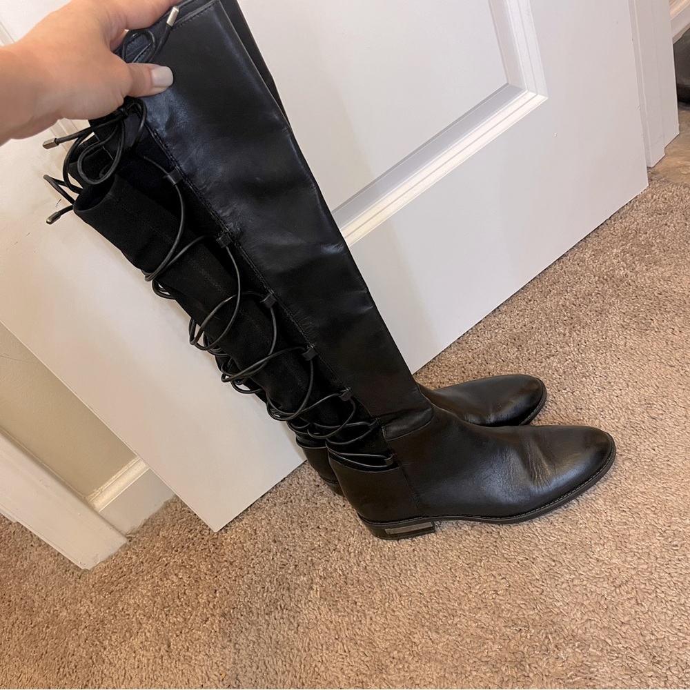 VINCE CAMUTO Knee Lace Boots